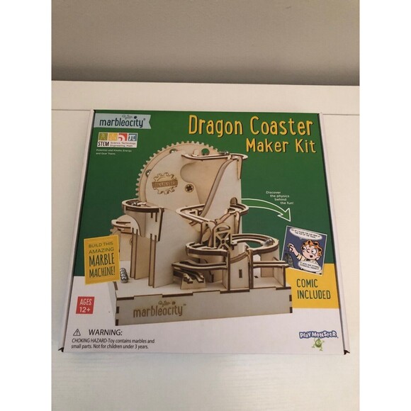 Marbleocity STEM - DRAGON COASTER MAKER KIT - BRAND NEW  Amazing Marble Machine - Picture 1 of 3